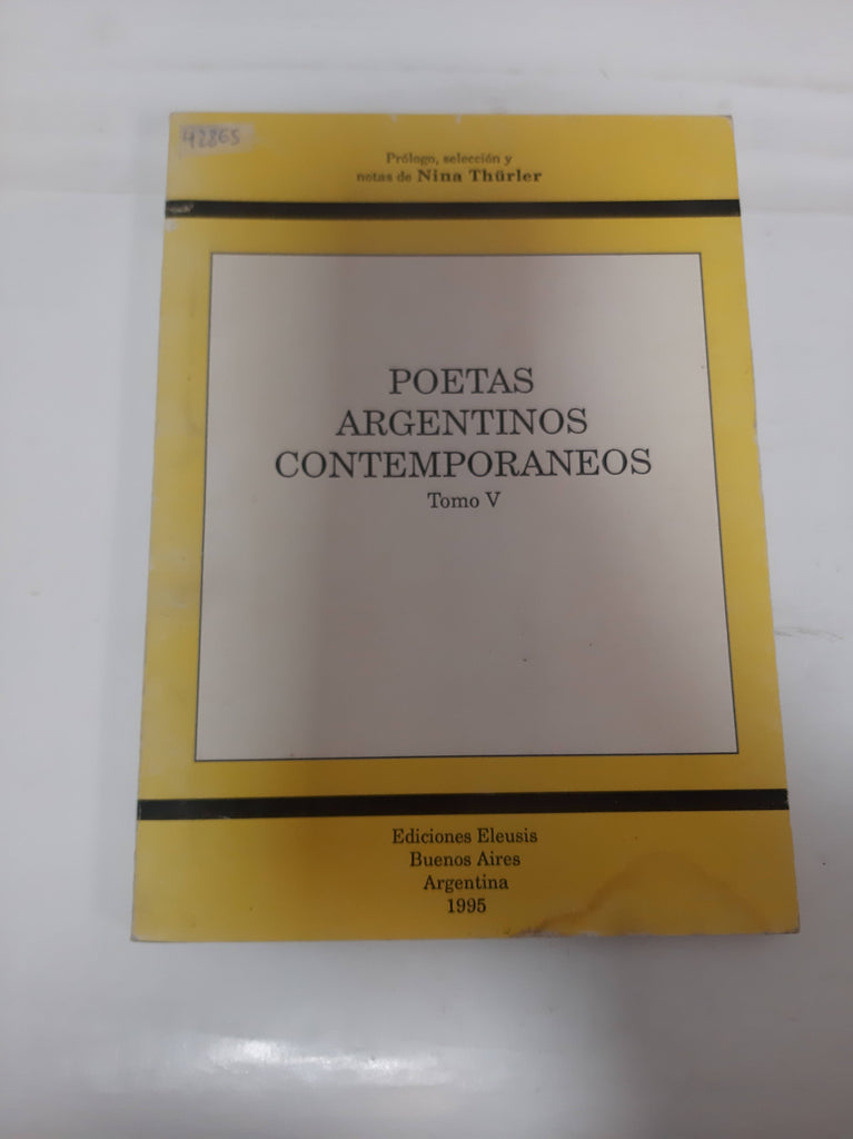 Poetas argentinos contemporaneos Tomo V