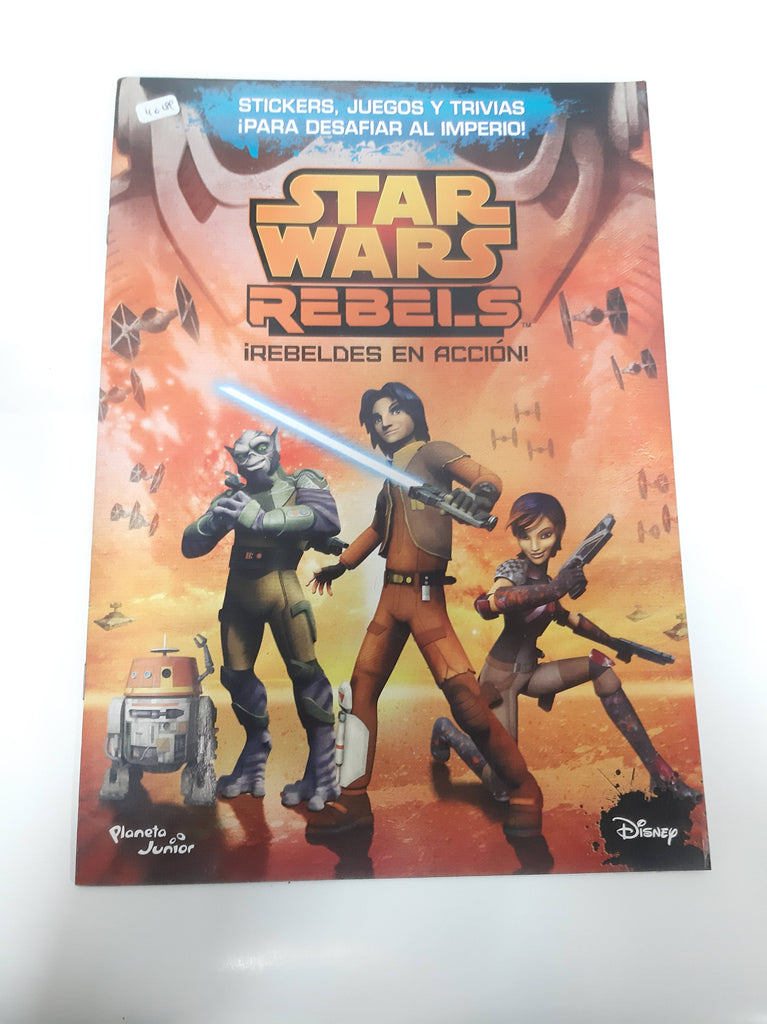 Star Wars Rebels Rebeldes En Accion (stickers Juegos Y Triv