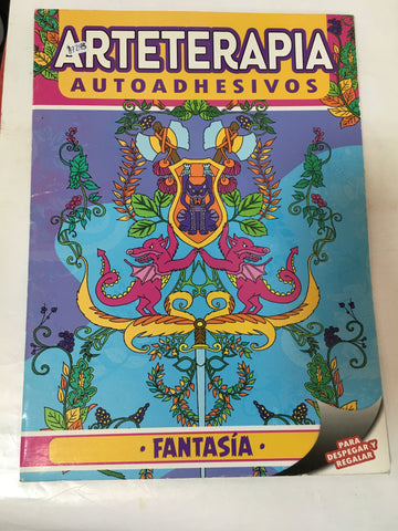 Arteterapia autoadhesivos fantasía