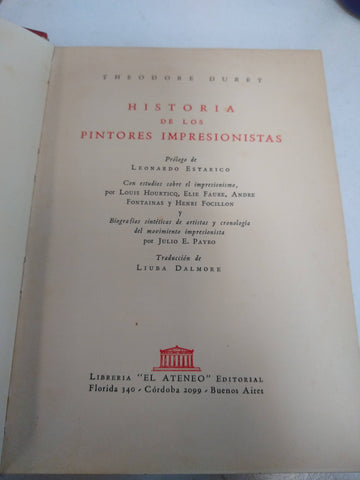 Historia de los pintores impresionistas