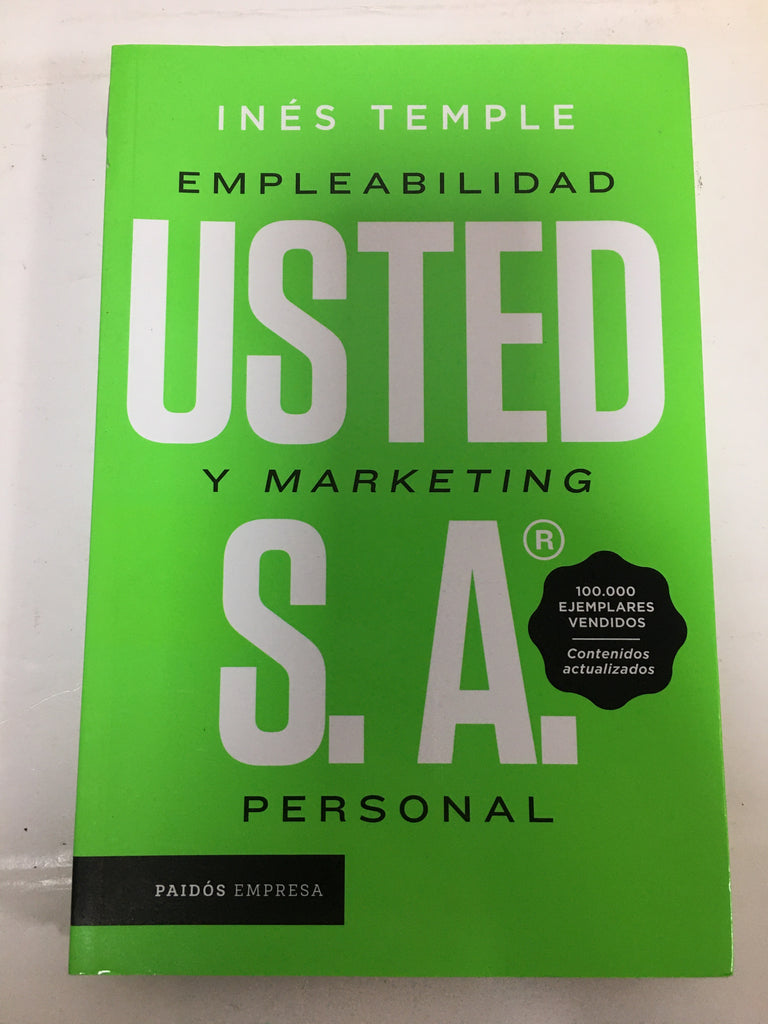 Usted S.A Empleabilidad y Marketing Personal