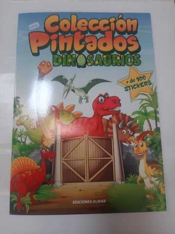 dinosaurios con stickers