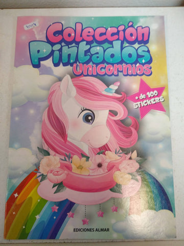 Libro Unicornios + De 100 Stickers -