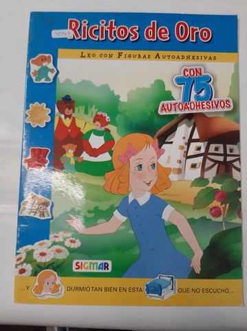 Ricitos De Oro - Col. Leo Con Figuras Autoadhesivas