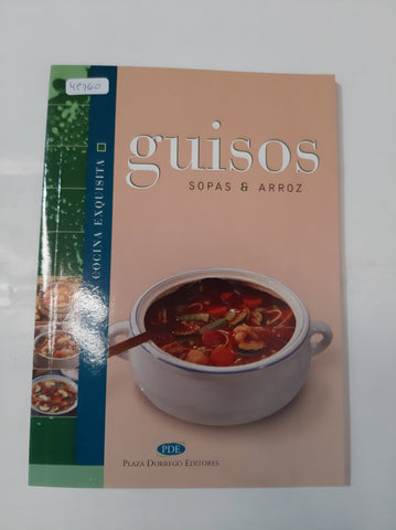 guisos sopa y arroz