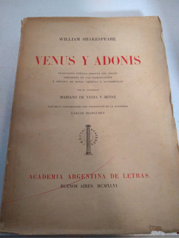 Venus y adonis