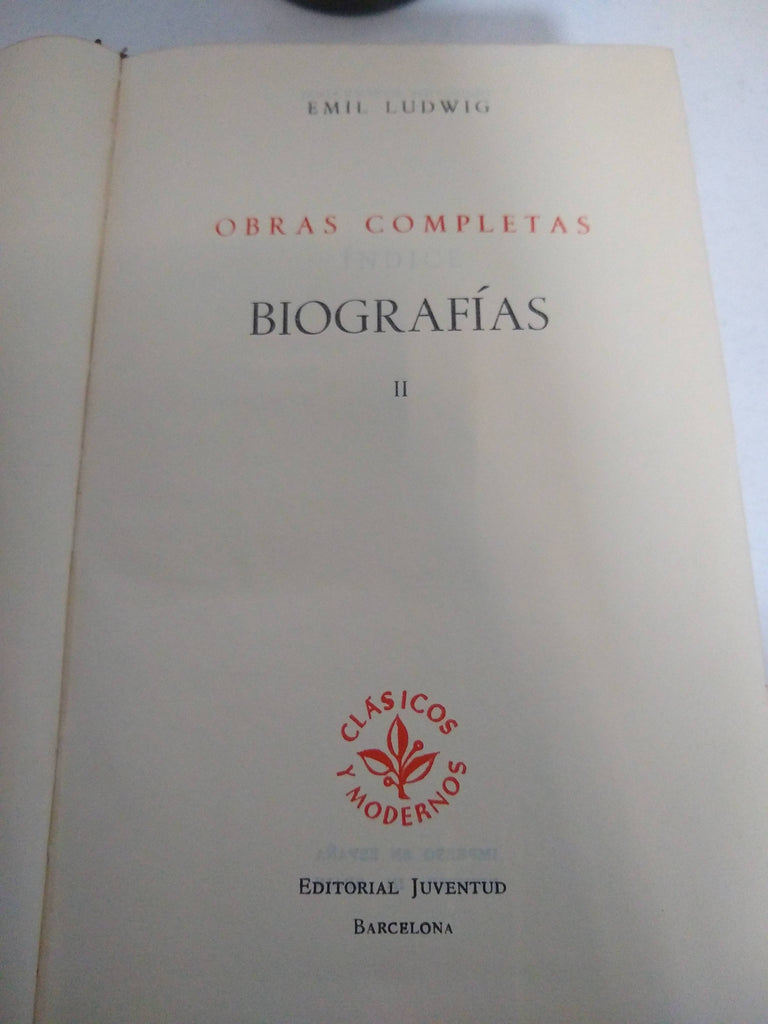 Obras Completas Biografías II