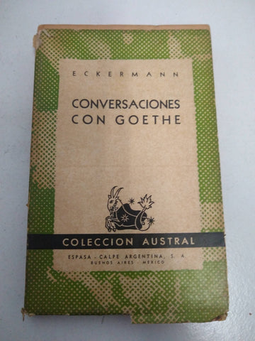 Conversaciones con Goethe