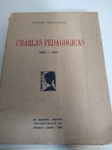 Charlas pedagogicas 1890 1920