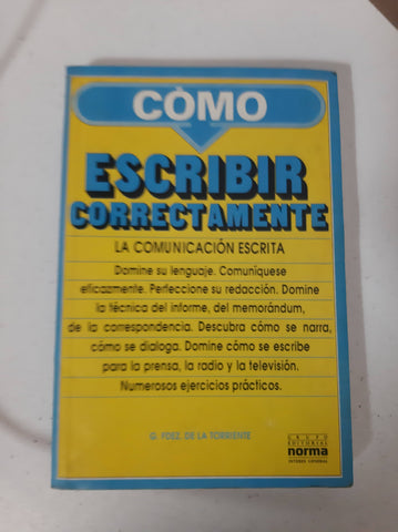 Como escribir correctamente