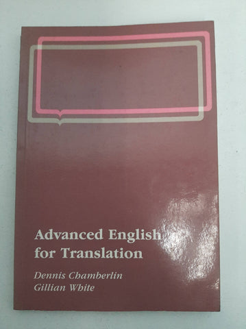 Advanced Enligsh for Translation