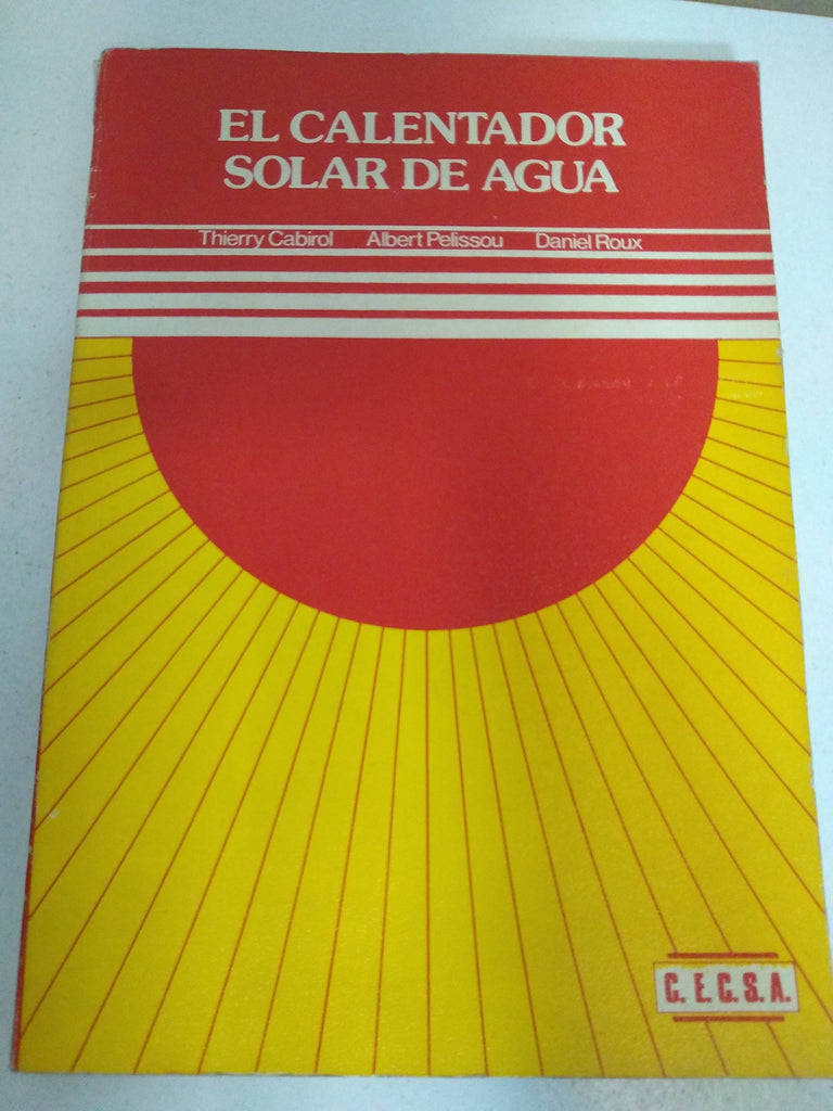 EL CALENTADOR SOLARDE AGUA