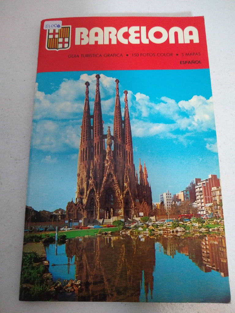 Barcelona Guia turistica grafica, 150 fotos colorm 5 mapas