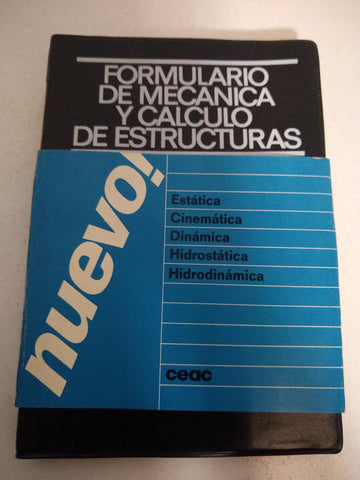 Formulario de Mecanica y calculo de estructuras