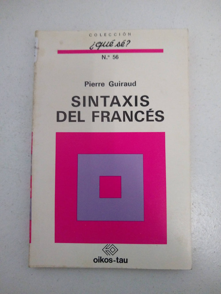 Sintaxis del francés