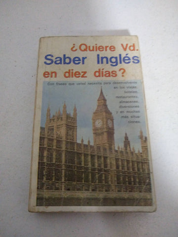 Quiere ud saber ingles en diez dias?