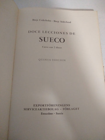 Doce lecciones de sueco