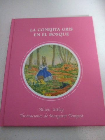 La conejita gris en el bosque