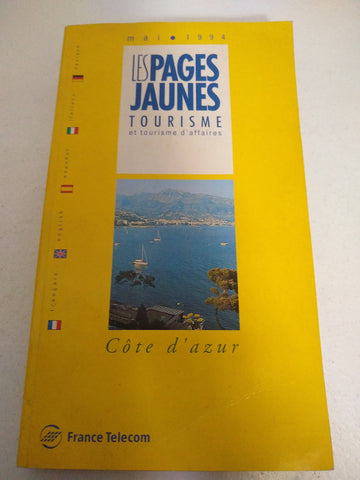 Les pages jaunes tourisme et tourisme d'affaires cote d'azur