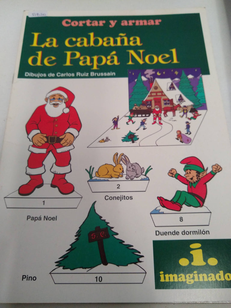 CORTAR Y ARMAR LA CABAÑA DE PAPA NOEL