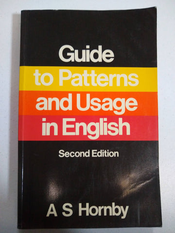 Guide to patterns and Usage in English