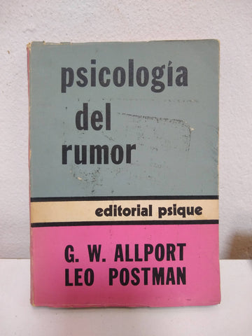 Psicologia del rumor