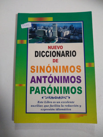 nuevo diccionario de sinonimos antonimos paronimos