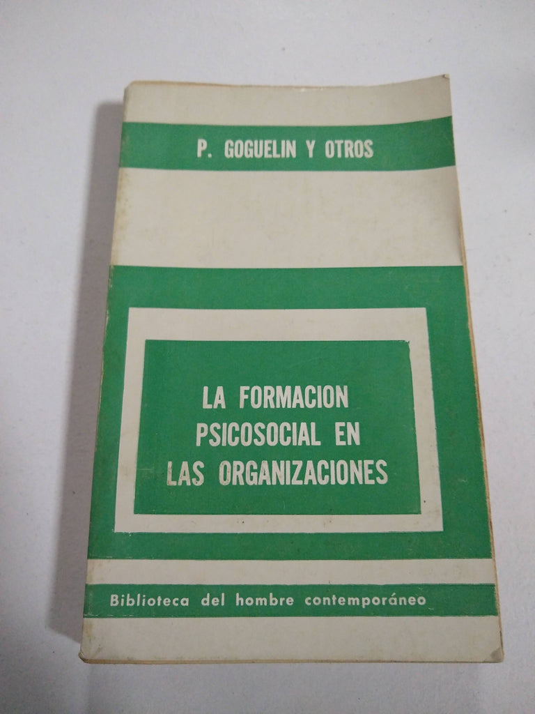 La formacion psicosocial en las organizaciones