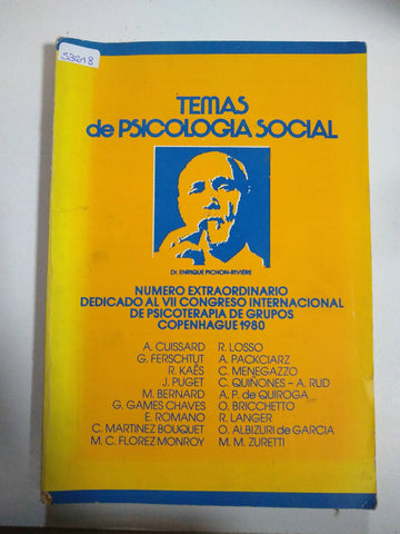 Temas de psicología social