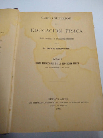 Curso superior de educacion fisica