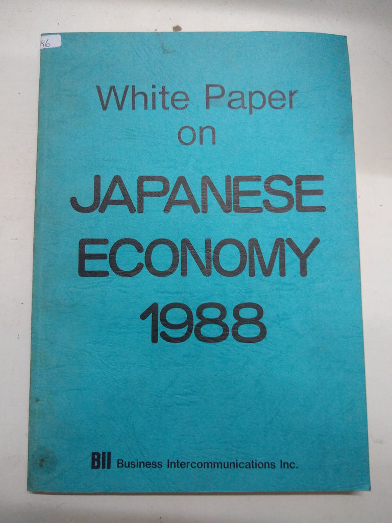 White Paper On Japanese Economy 1988