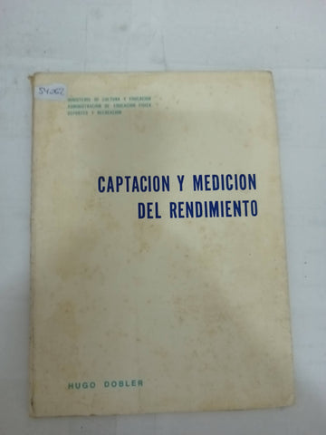 Captación y medicion del rendimiento