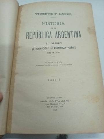 Historia de la república argentina   tomo II