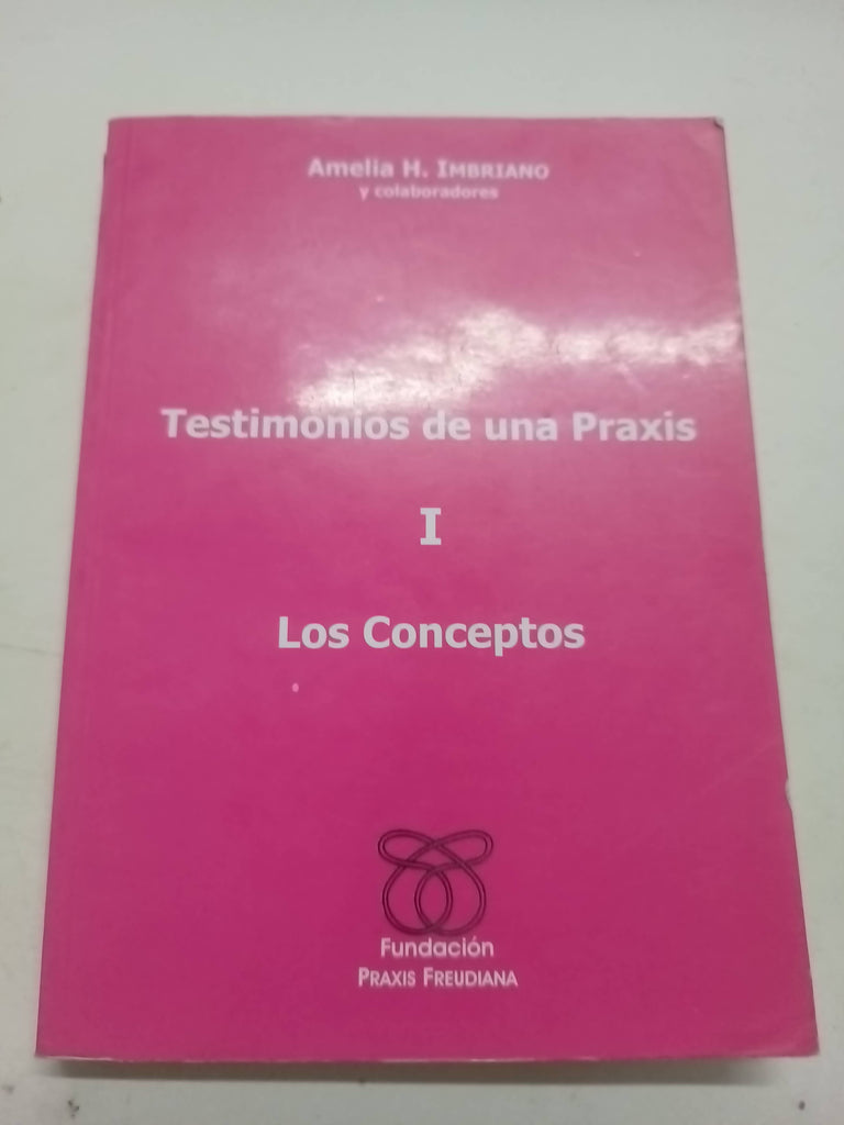 Testimonios de una praxis I Los conceptos