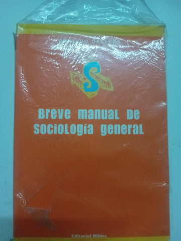 Breve manual de sociología general