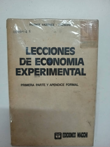 Lecciones de economía experimental