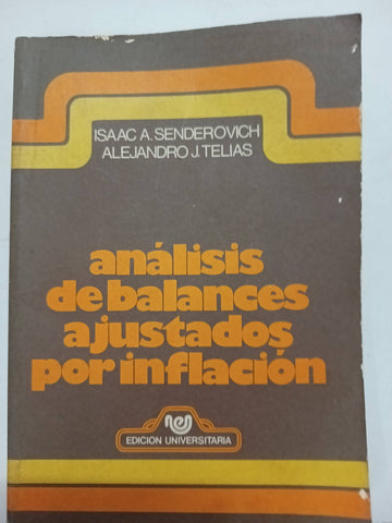 Análisis de balance  ajustados por inflación