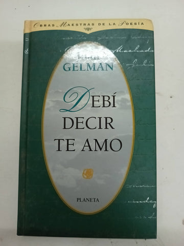 Debí decir te amo