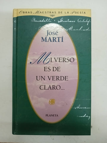 Mi verso es de un verde claro...