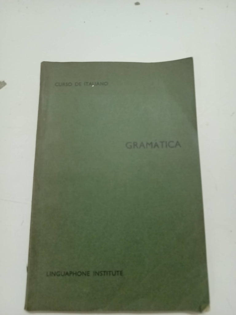 Curso de italiano gramática