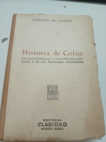 Historia de colón