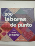 200 labores de punto: Elabora las mejores creaciones geométricas jugando con el color, los dibujos y las texturas (Tiempo Libre)