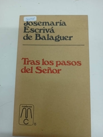 Tras los pasos del Señor.