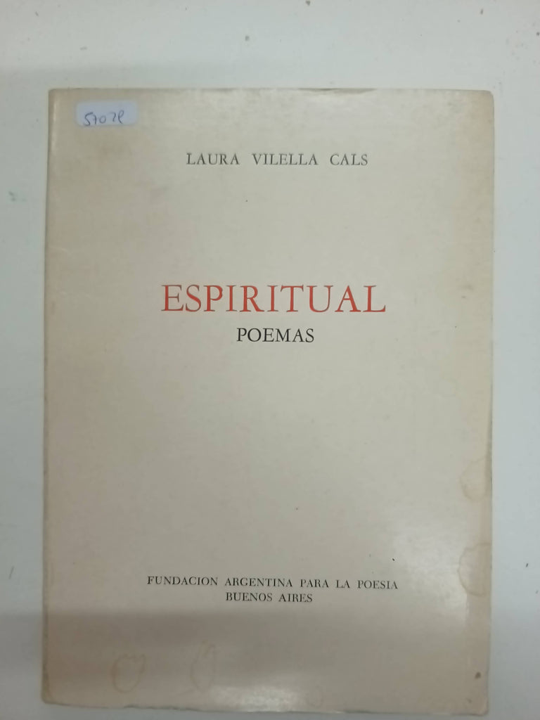 Espiritual - firmado por la autora