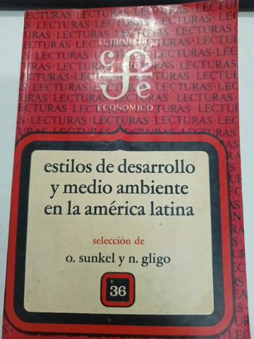 Estilos de desarrollo y medio ambiente en la américa latina