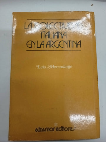 La colectividad italiana en la argentina