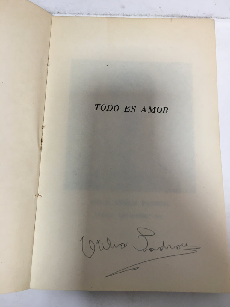 Todo es amor - Firmado por la autora