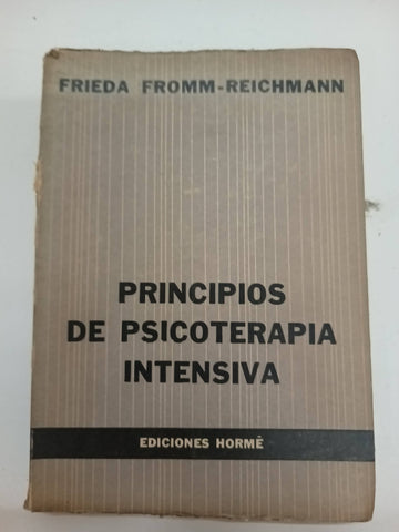 Principios de psicoterapia intensiva