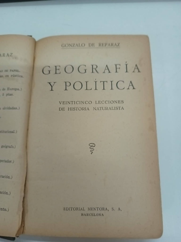 Geografía y política