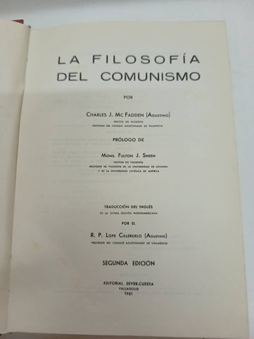 La filosofía del comunismo